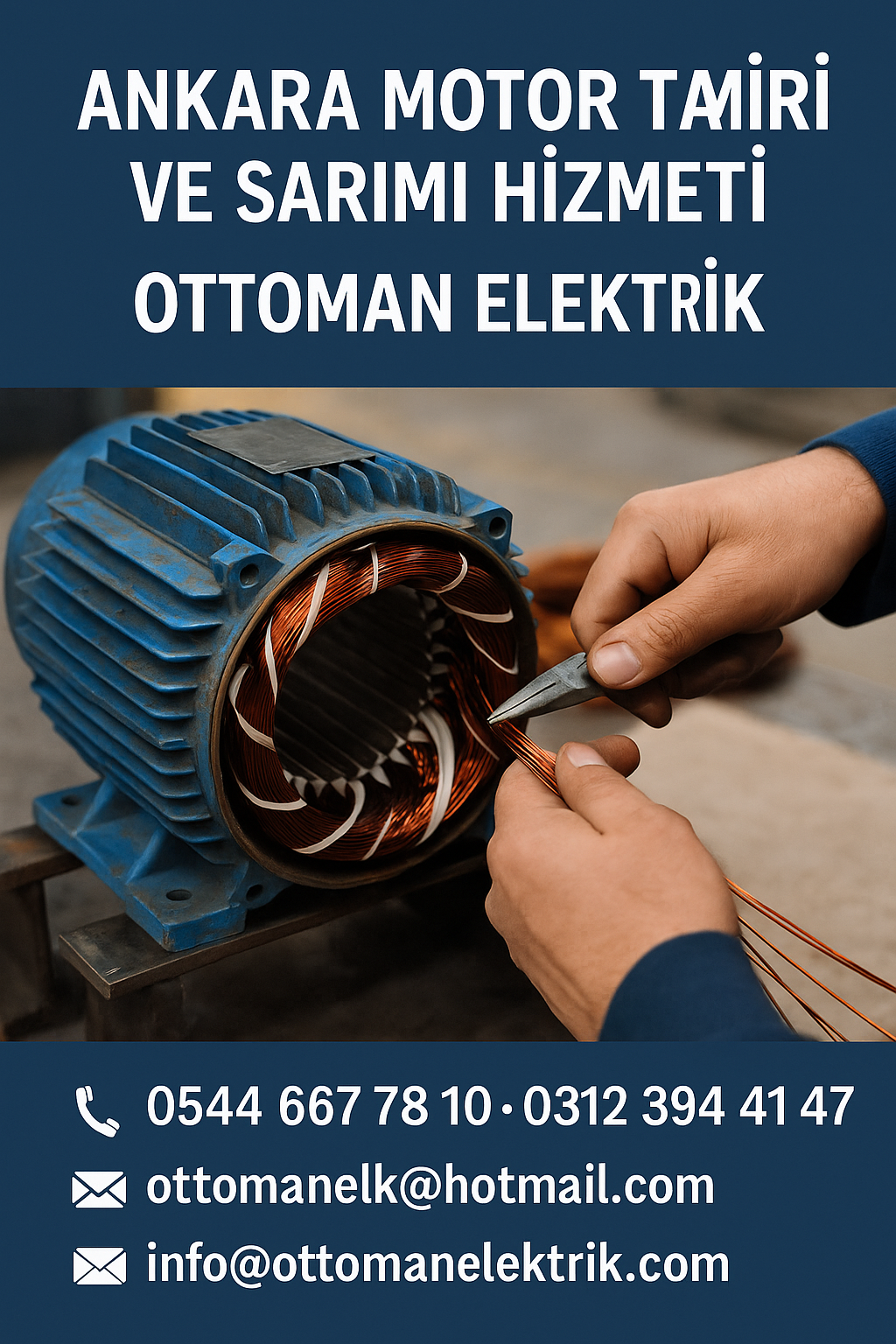 Ankara Motor Tamiri ve Sarımı Hizmeti